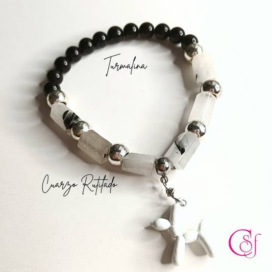 Duo Friends Turmalina y Cuarzo Dog Balloon