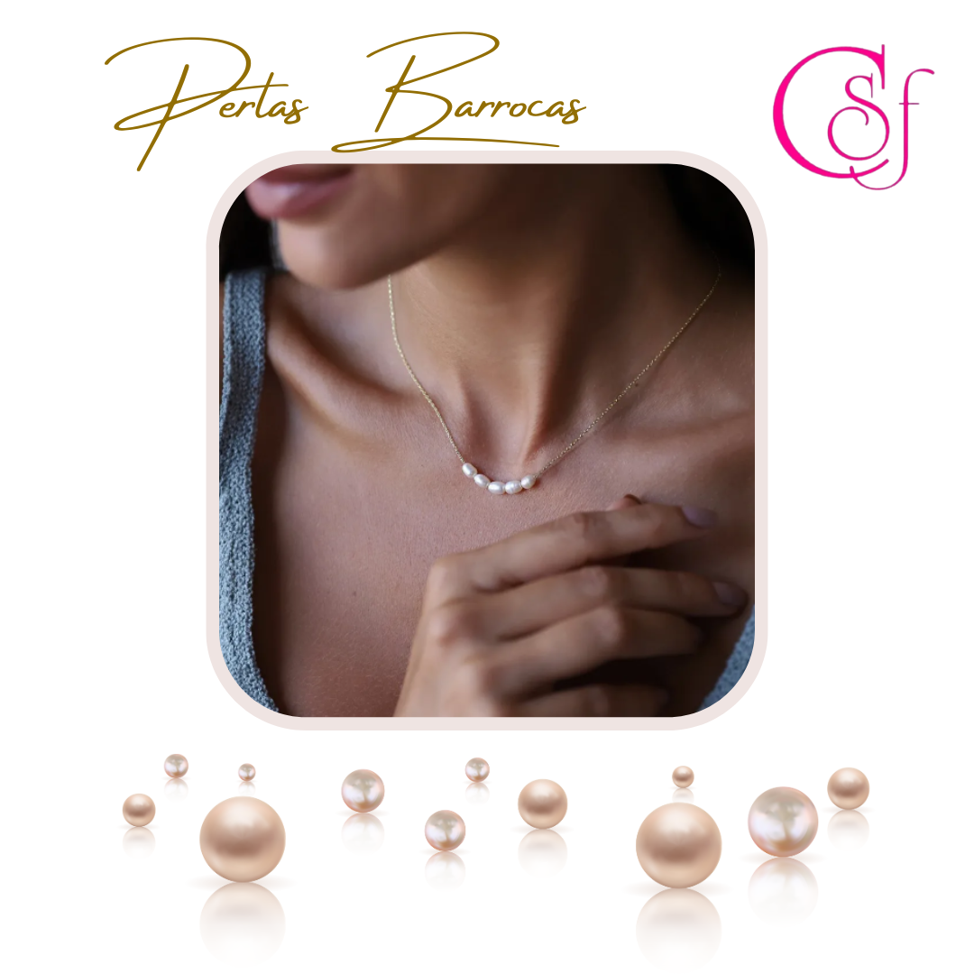 Collar de Perlas Barrocas