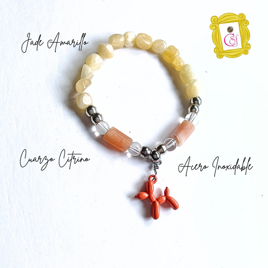 Duo Amigas Friends CSF Jade Amarillo y Cuarzo Citrino