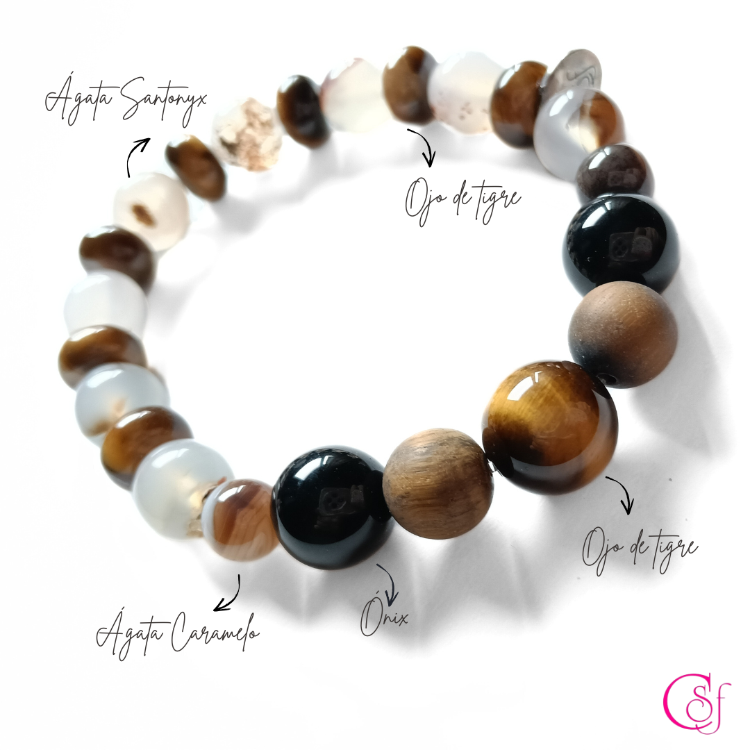 Pulsera Unisex · Presencia y carácter · Ojo de Tigre