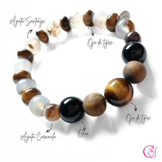 Pulsera Unisex · Presencia y carácter · Ojo de Tigre
