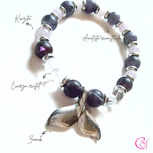Pulsera Cola de Ballena · Calma y Claridad · Diseño de Autor CSF