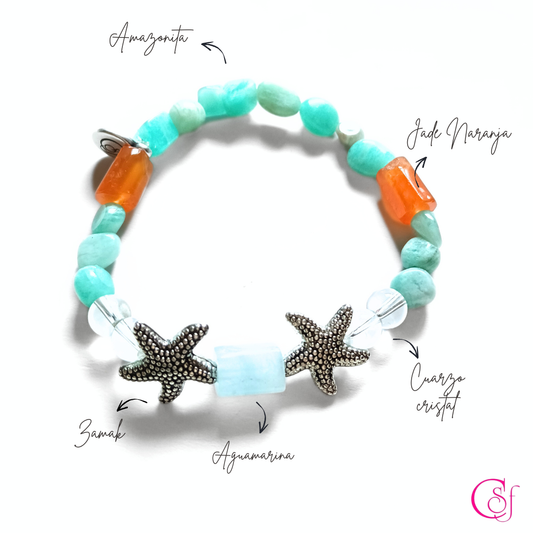Pulsera Estrella de Mar · Energía y Fluidez · Diseño de Autor CSF