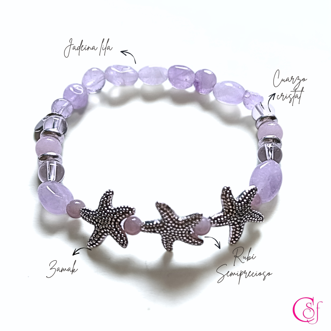 Pulsera Estrella de Mar · Luz y Magnetismo · Diseño de Autor CSF