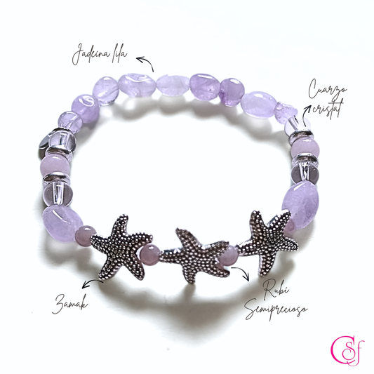 Pulsera Estrella de Mar · Luz y Magnetismo · Diseño de Autor CSF
