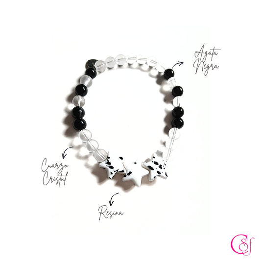 Pulsera Stars · Claridad y Equilibrio · Diseño de Autor CSF