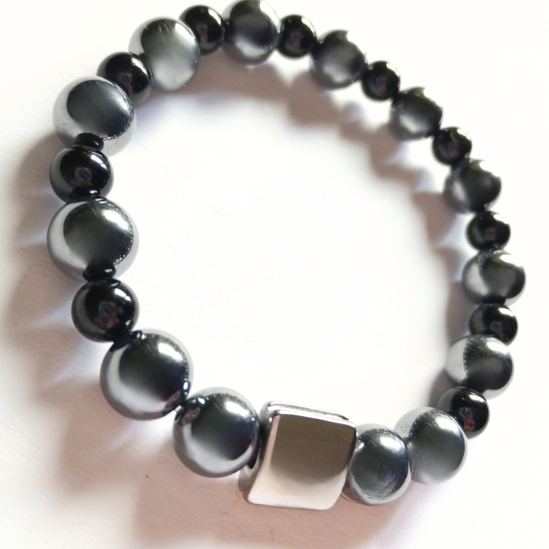 Pulsera Terahertz y Turmalina Negra · Precisión y Contraste · Diseño de Autor CSF