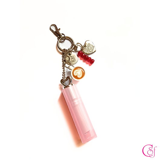 Adorna bolsos Glossy Coffee · Labial, Café y Rubí Reconstituido