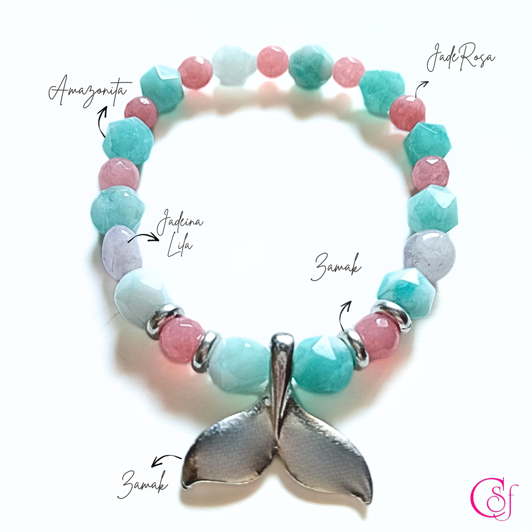 Pulsera Cola de Ballena · Fluidez y Armonía · Diseño de Autor CSF