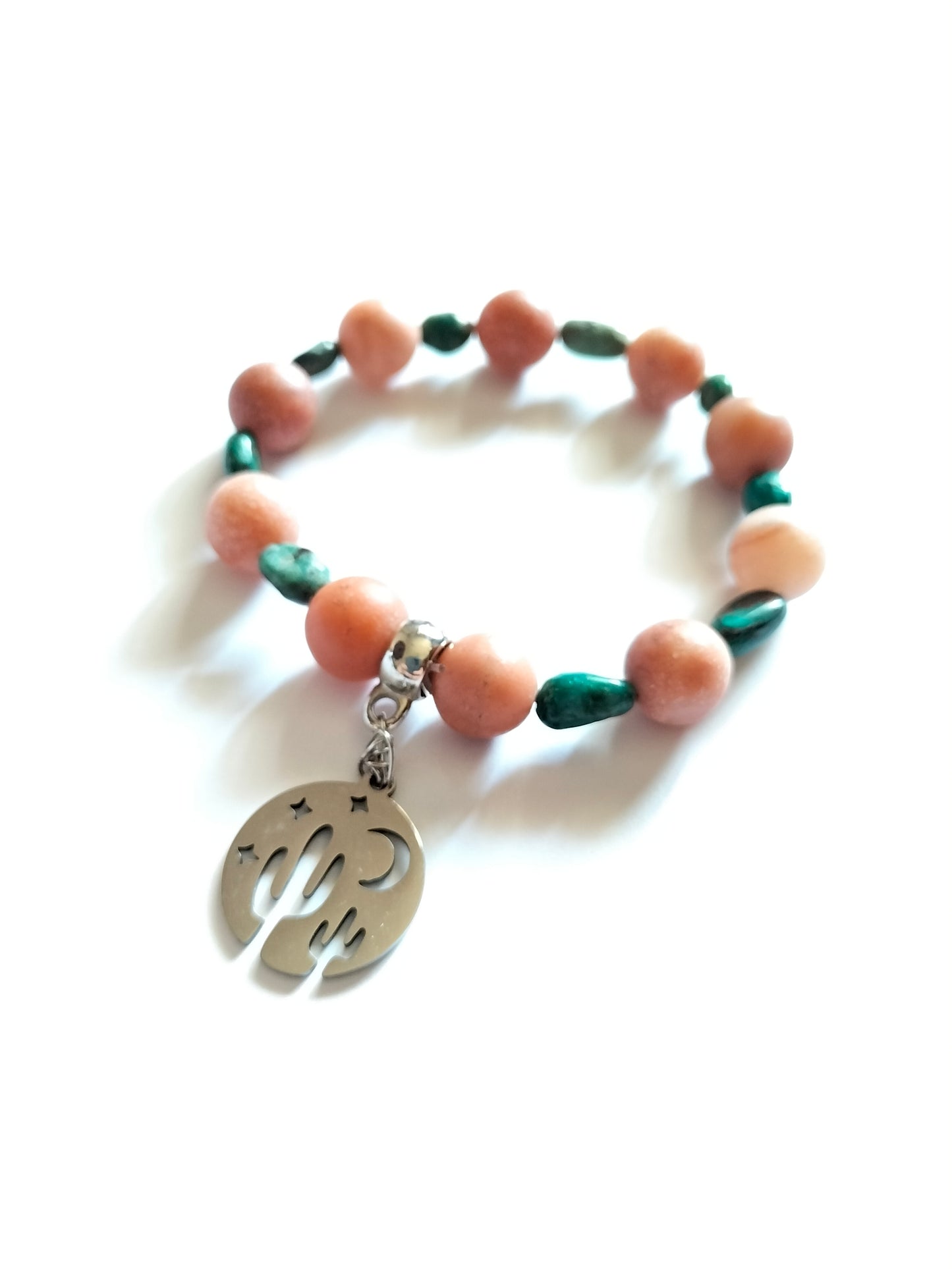 Pulsera Aventurina Mate y Turquesa Africana