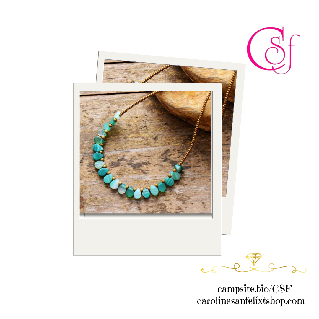 Collar Amazonitas Boho Style