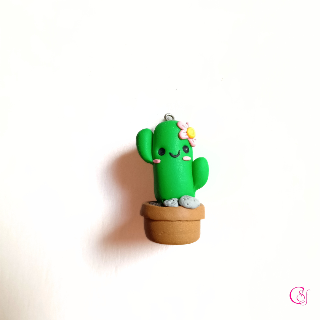 Dije Cactus KAWAII · Diseño Exclusivo CSF