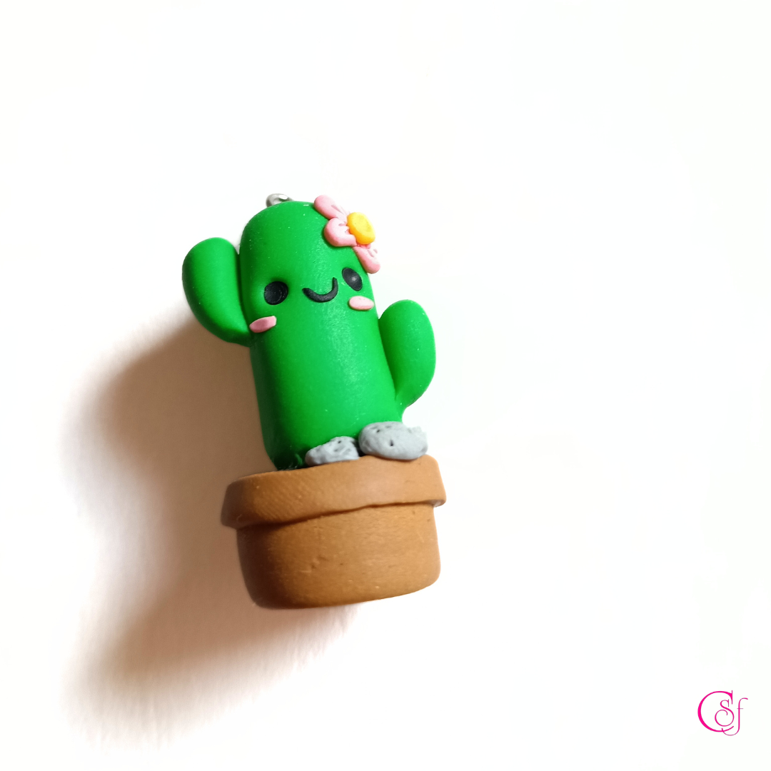 Dije Cactus KAWAII · Diseño Exclusivo CSF