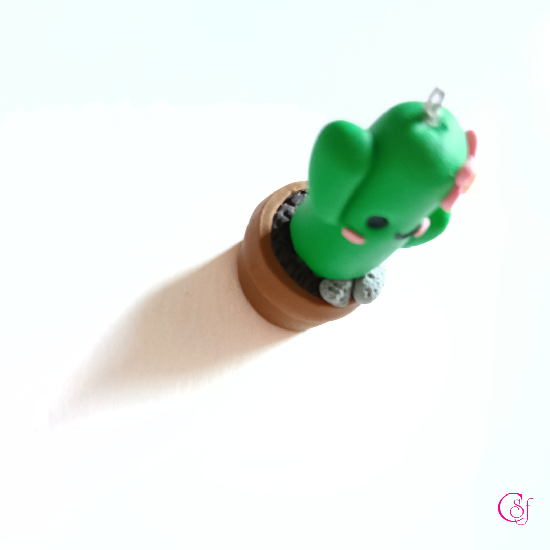 Dije Cactus KAWAII · Diseño Exclusivo CSF