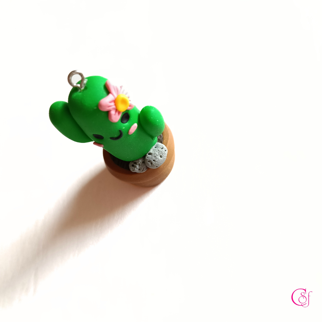 Dije Cactus KAWAII · Diseño Exclusivo CSF