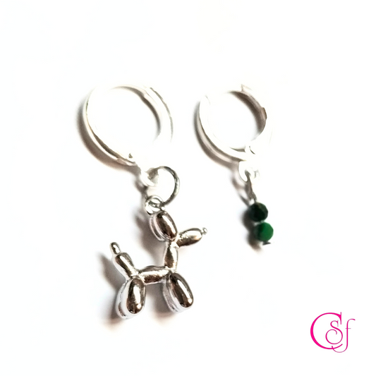 Pendientes BaloonDOg Esmeraldas