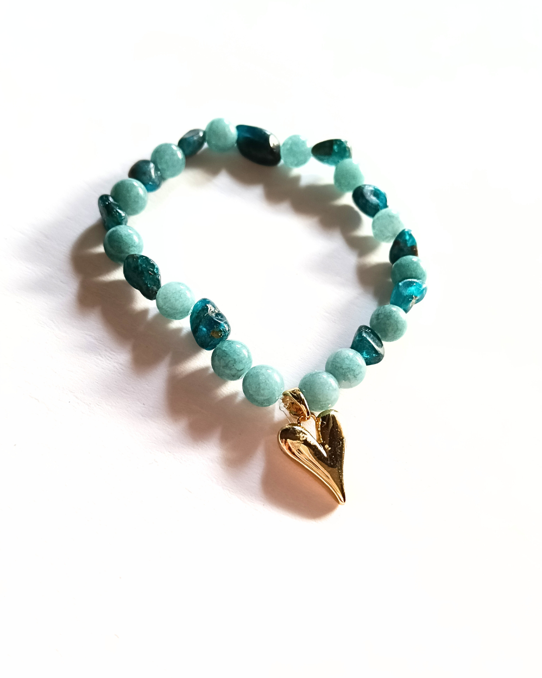 Pulsera de Amazonita y Calcedonia