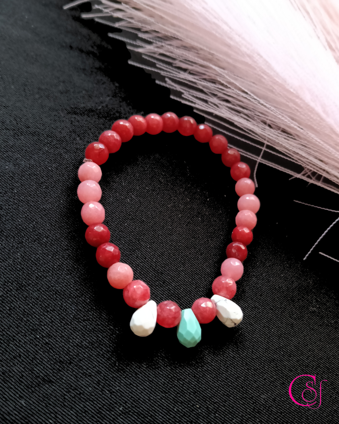Pulsera de Jade y Howlita