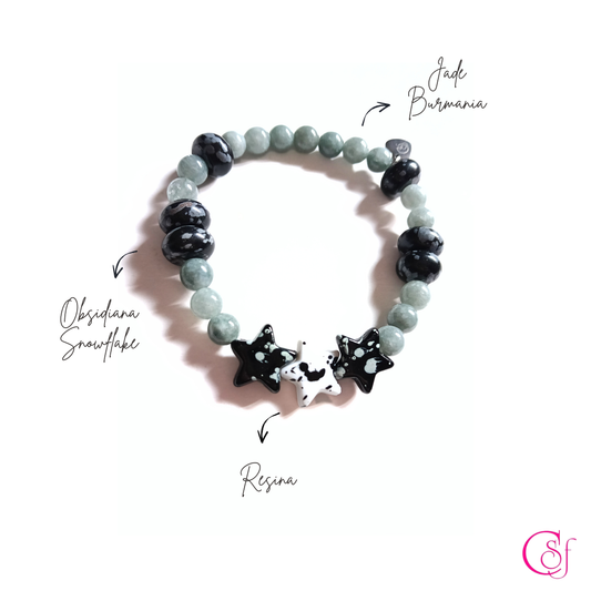 Pulsera Stars · Armonía y Protección · Diseño de Autor CSF