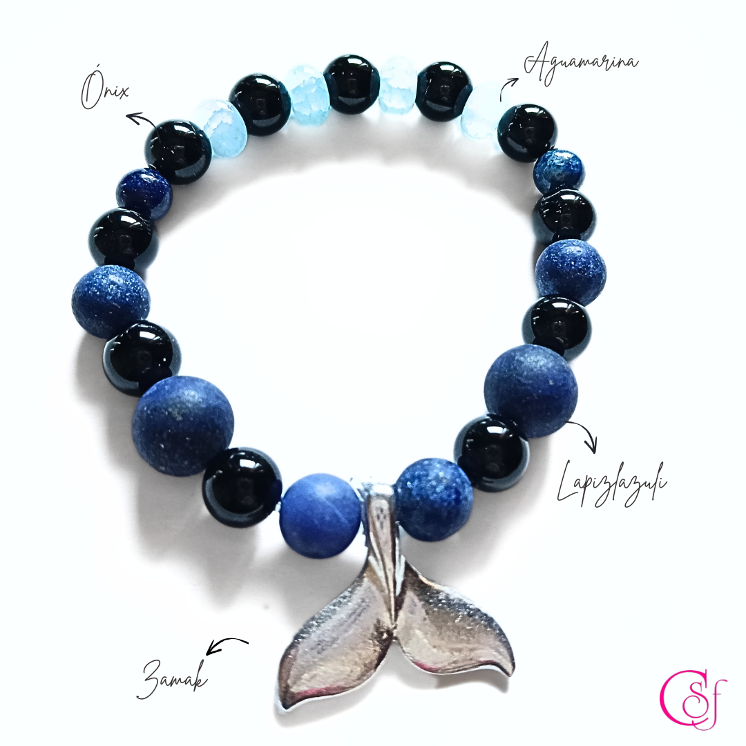 Pulsera Cola de Ballena · Profundidad y Dirección · Diseño de Autor CSF