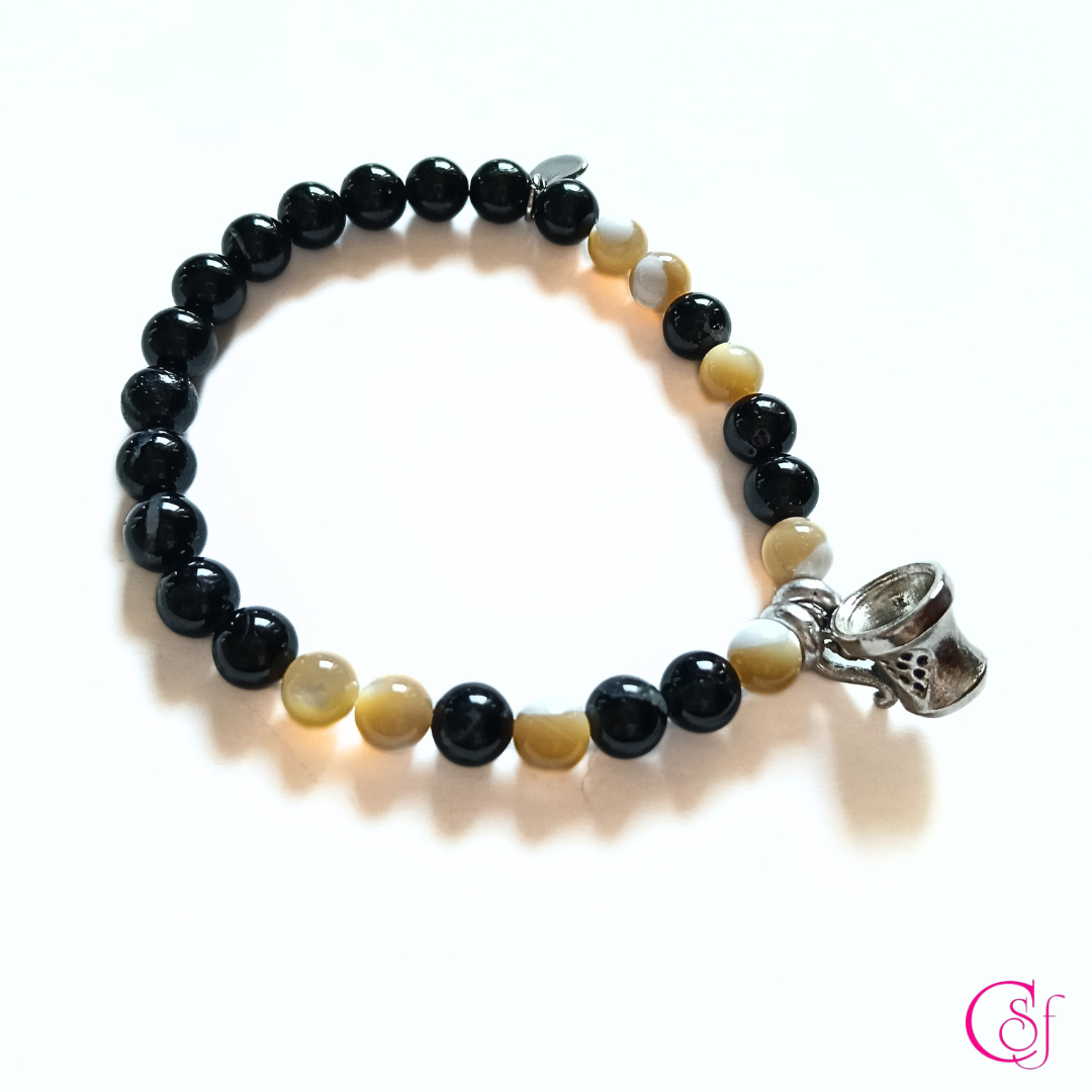 Pulsera Coffee Time · Conexión y Presencia · Diseño de Autor CSF