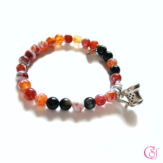 Pulsera Coffee Time · Energía y Decisión · Diseño de Autor CSF