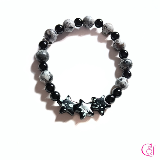 Pulsera Stars · Protección y Equilibrio · Diseño de Autor CSF