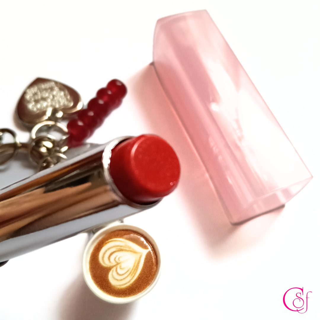 Adorna bolsos Glossy Coffee · Labial, Café y Rubí Reconstituido
