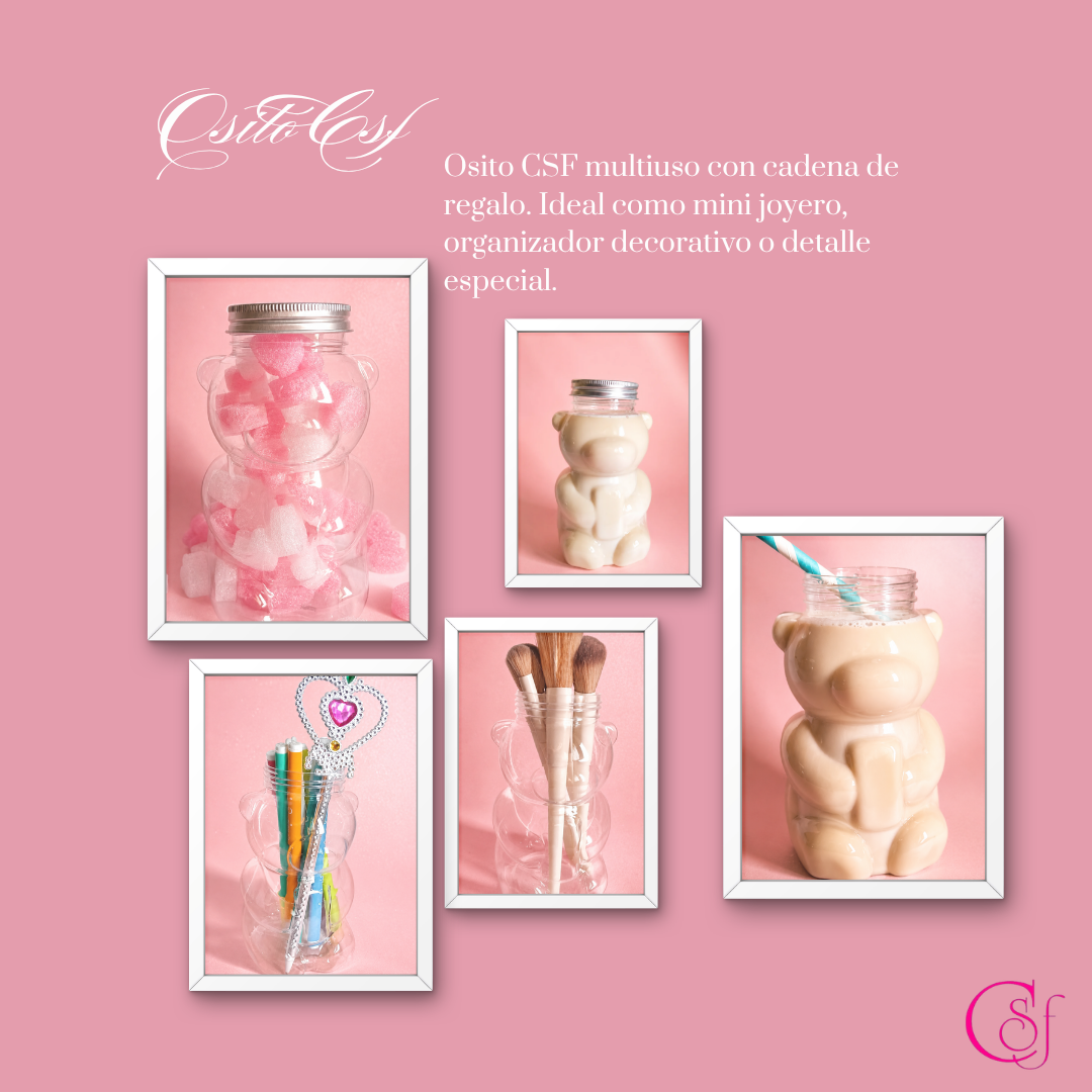 Osito CSF Multiuso · Edición Promocional con Cadena CSF de Regalo