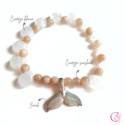 Pulsera Cola de Ballena · Fluidez y Claridad · Diseño de Autor CSF