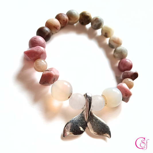 Pulsera Cola de Ballena · Equilibrio y Dirección · Diseño de Autor CSF