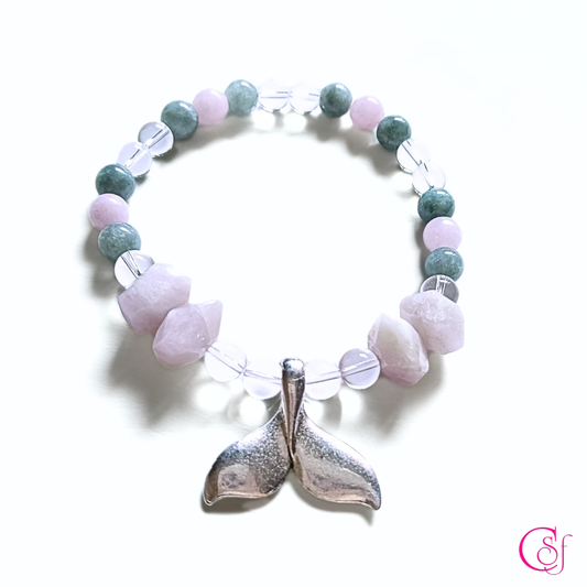 Pulsera Cola de Ballena · Luz y Equilibrio · Diseño de Autor CSF